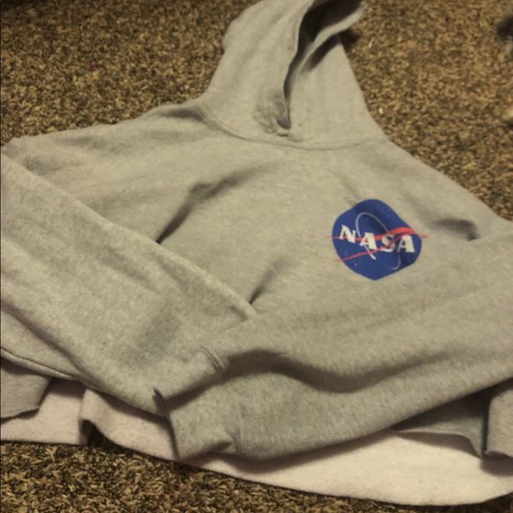 An NASA sweatshirt
